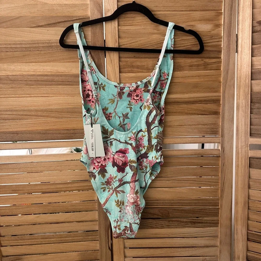 SKIMS X Cavalli One Piece Floral Swimsuit size S NWT